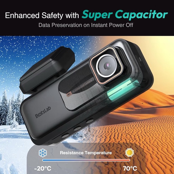 4K Dual Dash Cam - Black Used in a good Condition - Picture 3 of 5